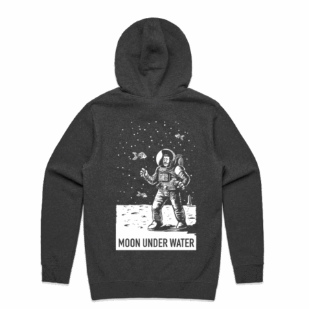 Steampunk Moon Hoodie Back